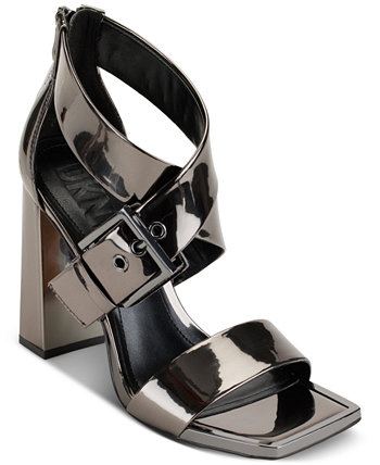 Женские классические сандалии Revelyn с перекрещенными ремешками на щиколотке DKNY