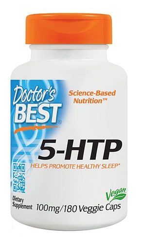 Doctor's Best 5 HTP — 100 мг — 180 вегетарианских капсул Doctor's Best
