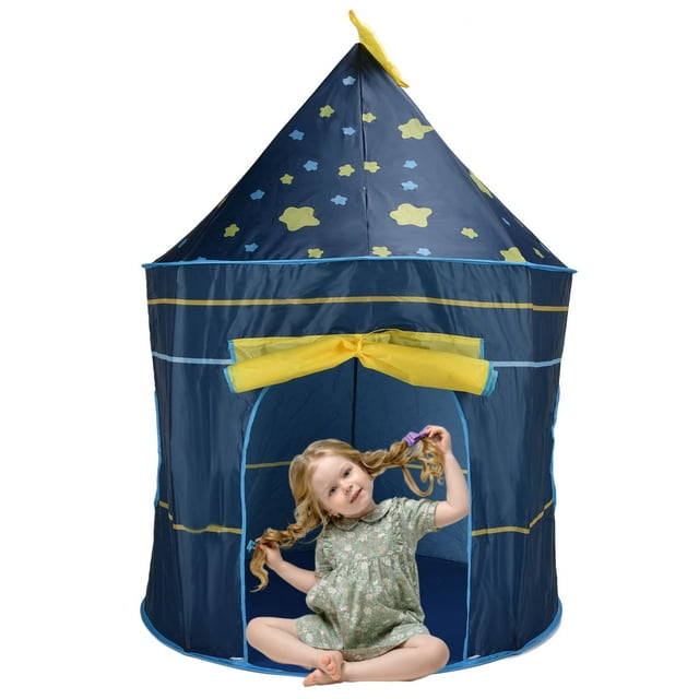 Baby Tent Pop up Kids Play Tent Indoor Outdoor Portable Foldable Princess Castle Play Tent Birthday Gifts for Toddler Ages 1-3 Boys Girls FAGINEY