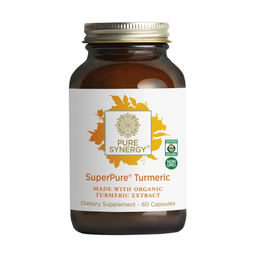 SuperPure Turmeric Organic Extract -- 60 Capsules (Капсулы) Pure Synergy