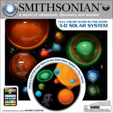 Смитсоновский институт 3D Солнечная система, светящаяся в темноте Smithsonian