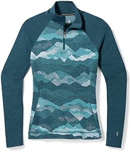 Женская Спортивная Одежда Smartwool Base Layer Top - Merino 250 Wool Active 1/4 Zip Smartwool