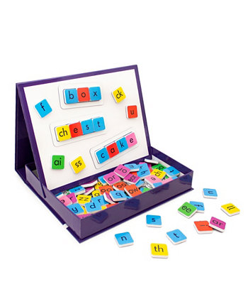 Обучающий набор Rainbow Phonics Tiles со встроенной магнитной доской, 106 предметов Junior Learning