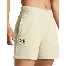 Women's Under Armour 4&#34; Rival Terry Crossover Shorts Under Armour