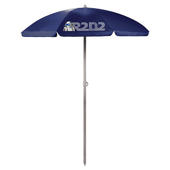 Oniva® by Star Wars R2-D2 Переносной пляжный зонт длиной 5,5 футов Disney