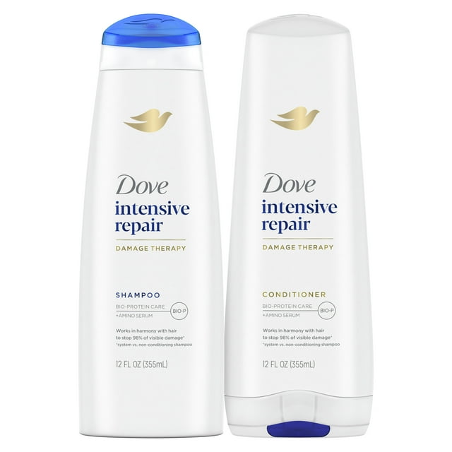 Dove Intensive Repair Nourishing Shampoo and Conditioner Set, 12 oz Dove