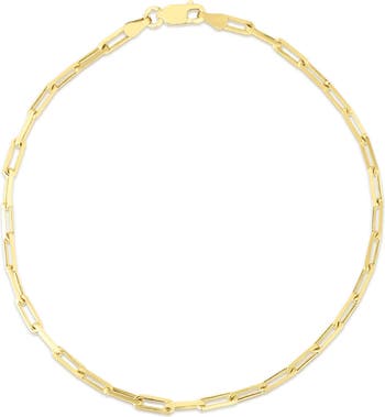 Золотой браслет с цепочкой из вермеля Glaze Jewelry