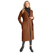 Jessica London Women's Plus Size Faux Suede Coatigan Jessica London