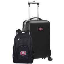 Набор чемоданов и рюкзаков Montreal Canadiens Deluxe Hardside ручной клади и спиннера Unbranded