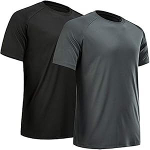 Мужская Футболка MCPORO MCPORO Workout Shirts для занятий спортом с коротким рукавом быстро сохнущая активная футболка с отводом влаги MCPORO