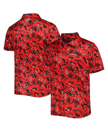 Мужская рубашка-поло Red Georgia Bulldogs Super Terminal Tackle Omni-Shade Columbia