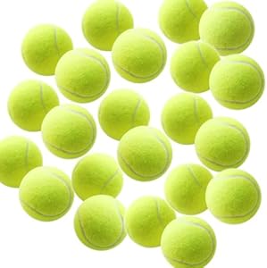 Tennis Balls, 12/18/24/36 Pack Tennis Balls Standard Size Tennis Training Balls for Adults Kids Lessons Practice or Playing with Pet Swity Home