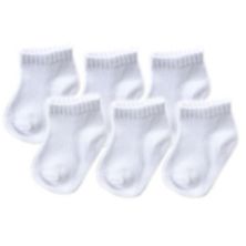 Комплект носков унисекс для новорожденных и малышей Luvable Friends Baby, белый Luvable Friends