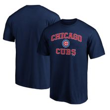 Мужская темно-синяя футболка с фирменным логотипом Chicago Cubs Team Heart & Soul Fanatics