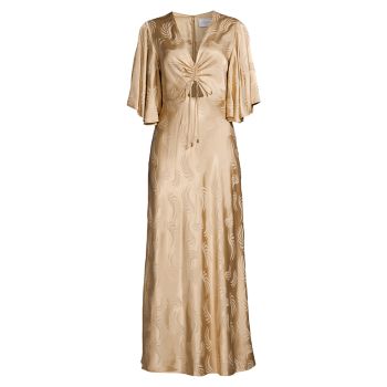 Жаккардовое атласное платье-миди Lillian SIGNIFICANT OTHER