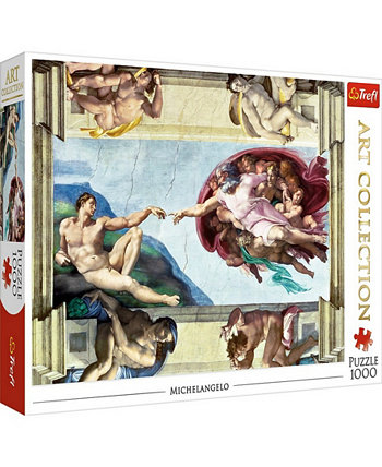 Jigsaw Puzzle Art Collection The Creation of Adam, 1000 Pieces Trefl