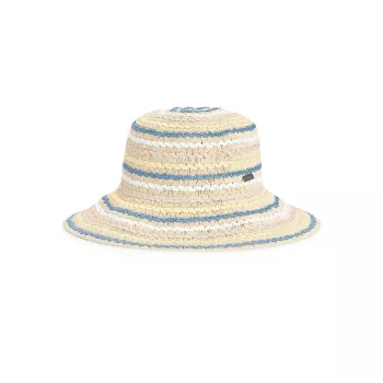 Dana Cloche Stripe Sun Hat Barbour