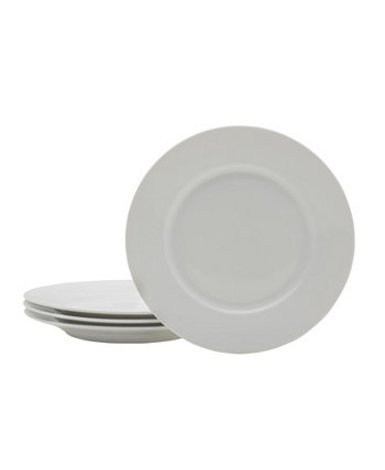 Салатная тарелка Everyday Whiteware с классическим ободком, набор из 4 предметов Fitz & Floyd