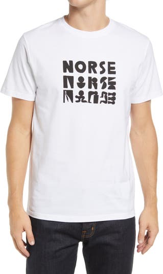 Хлопковая футболка с логотипом GM X NP Niels Norse Norse Projects