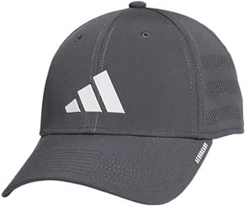 adidas Men's Gameday Structured Stretch Fit Hat, flexible athletic sports cap Adidas