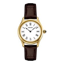 Женские часы Seiko Essentials с белым циферблатом и ремешком — SWR072 Seiko