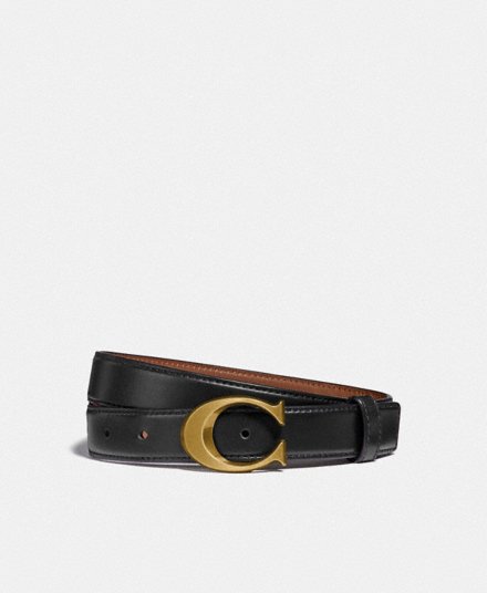 signature buckle belt 25mm coach