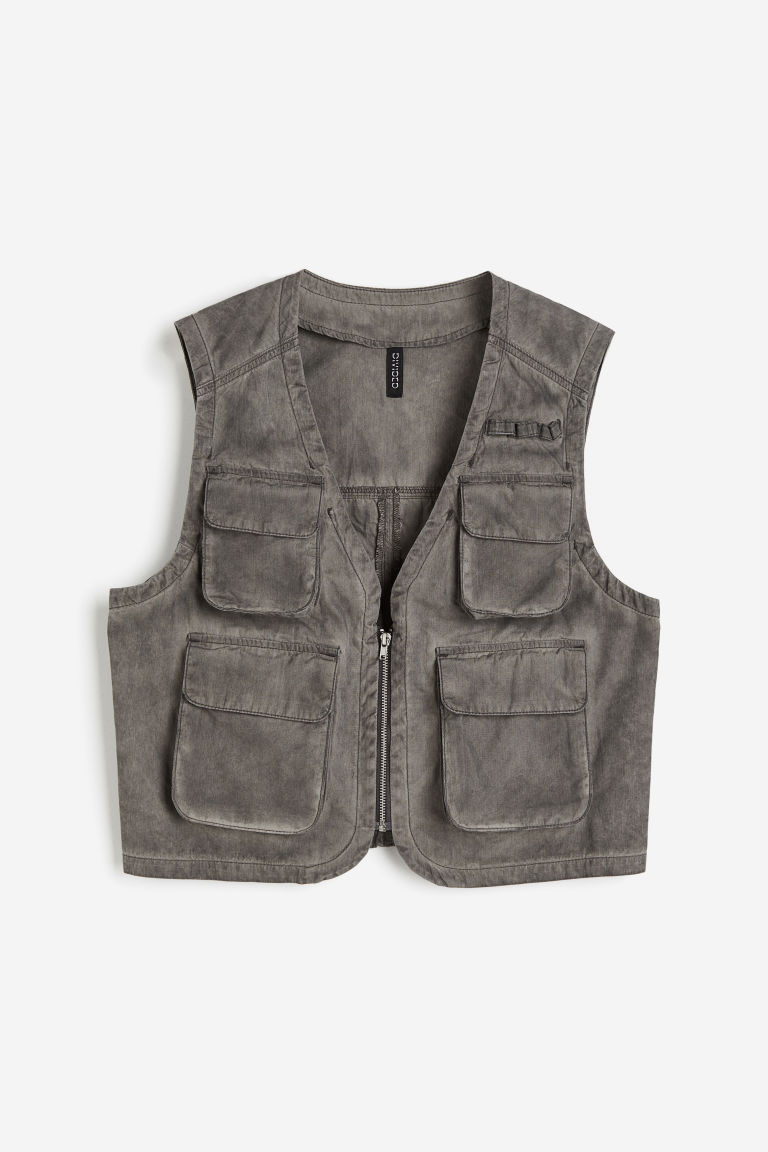 Distressed-look Cargo Vest H&M