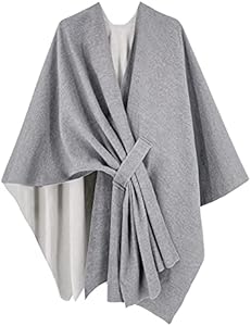 Женский Кардиган Moss Rose Shawl Wrap Poncho Ruana Cape Open Front Moss Rose