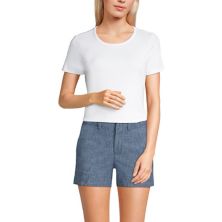 Women's Lands End Classic 5-in. Chambray Shorts Lands' End