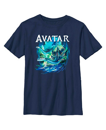 Boy's Avatar: The Way of Water Ilu Logo Child T-Shirt 20th Century Fox