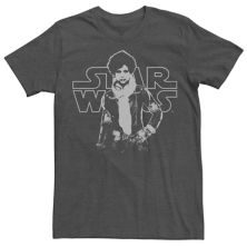 Мужская футболка с логотипом Star Wars Han Solo Val Outline Star Wars