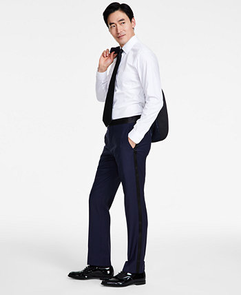Мужские однотонные брюки-смокинг классического кроя стрейч Brooks Brothers