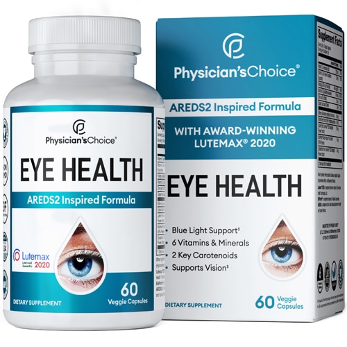 Здоровье глаз Lutemax® - 60 растительных капсул - Physician's Choice Physician's Choice