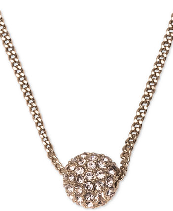 Ожерелье с подвеской Crystal Fireball, удлинитель 16 + 2 дюйма Givenchy