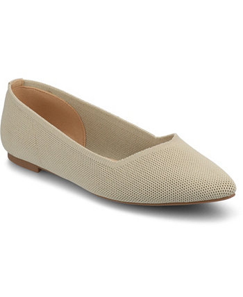 Women's Minnah Knit Pointed Toe Dress Flats Journee Collection