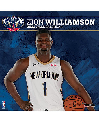Настенный календарь игрока Zion Williamson New Orleans Pelicans на 2022 год Turner Licensing