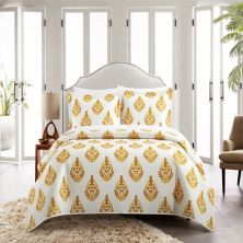 Chic Home Breana Floral Pattern Quilt Set Chic Home