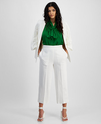 Женские укороченные брюки с высокой посадкой без застежки, созданные для Macy's Bar III