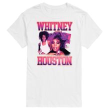 Big & Tall Whitney Houston Vintage Tee Tee License