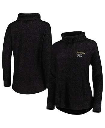 Женский черный трикотажный пуловер с принтом LAFC Cuddle Boxercraft