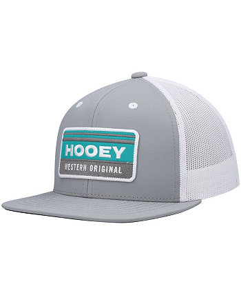 Серая и белая кепка Horizon Trucker Snapback для больших мальчиков и девочек Hooey