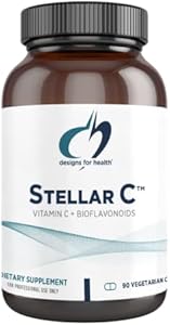 Designs for Health Stellar Vitamin C + Quercetin Supplements - Citrus Bioflavonoids + Quercetin with Vitamin C and Zinc for Enhanced Immune Support and Optimal Absorption (90 Capsules (Капсулы)) Designs for Health