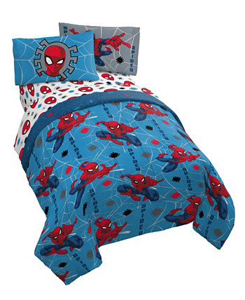 Полный комплект постельного белья Spidey Faces, 5 предметов Spider-Man