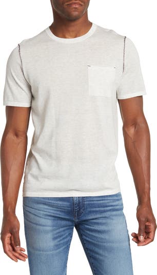 Хлопковая футболка с короткими рукавами и контрастной строчкой Autumn Cashmere