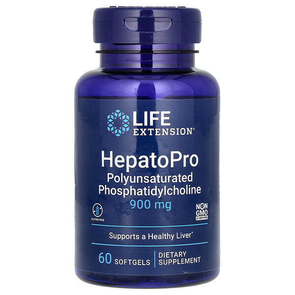HepatoPro, 900 мг, 60 мягких таблеток Life Extension