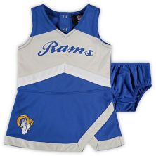 Платье-джемпер для девочек Royal Los Angeles Rams Cheer Captain Outerstuff