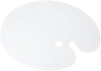 Jack Richeson 696067 Clear Oval Plexi Palette 17 X 24 Jack Richeson