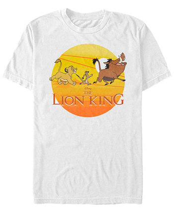 Мужская футболка с коротким рукавом Disney Sunset Geometric Pride Lion King