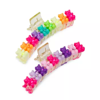 Rainbow Gummy Clips 2-Piece Set Bari Lynn