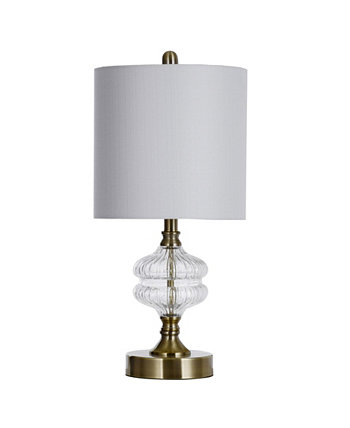 Традиционная настольная лампа из атласной латуни StyleCraft Home Collection